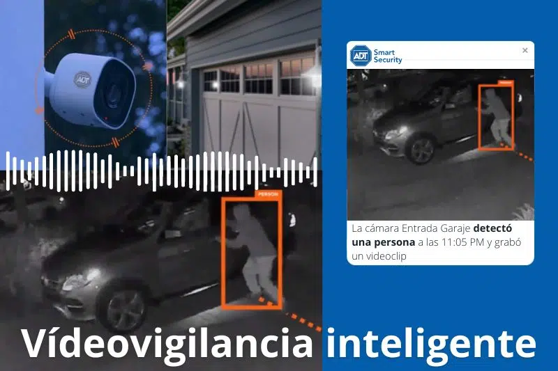 Alarma con vídeovigilancia inteligente.
